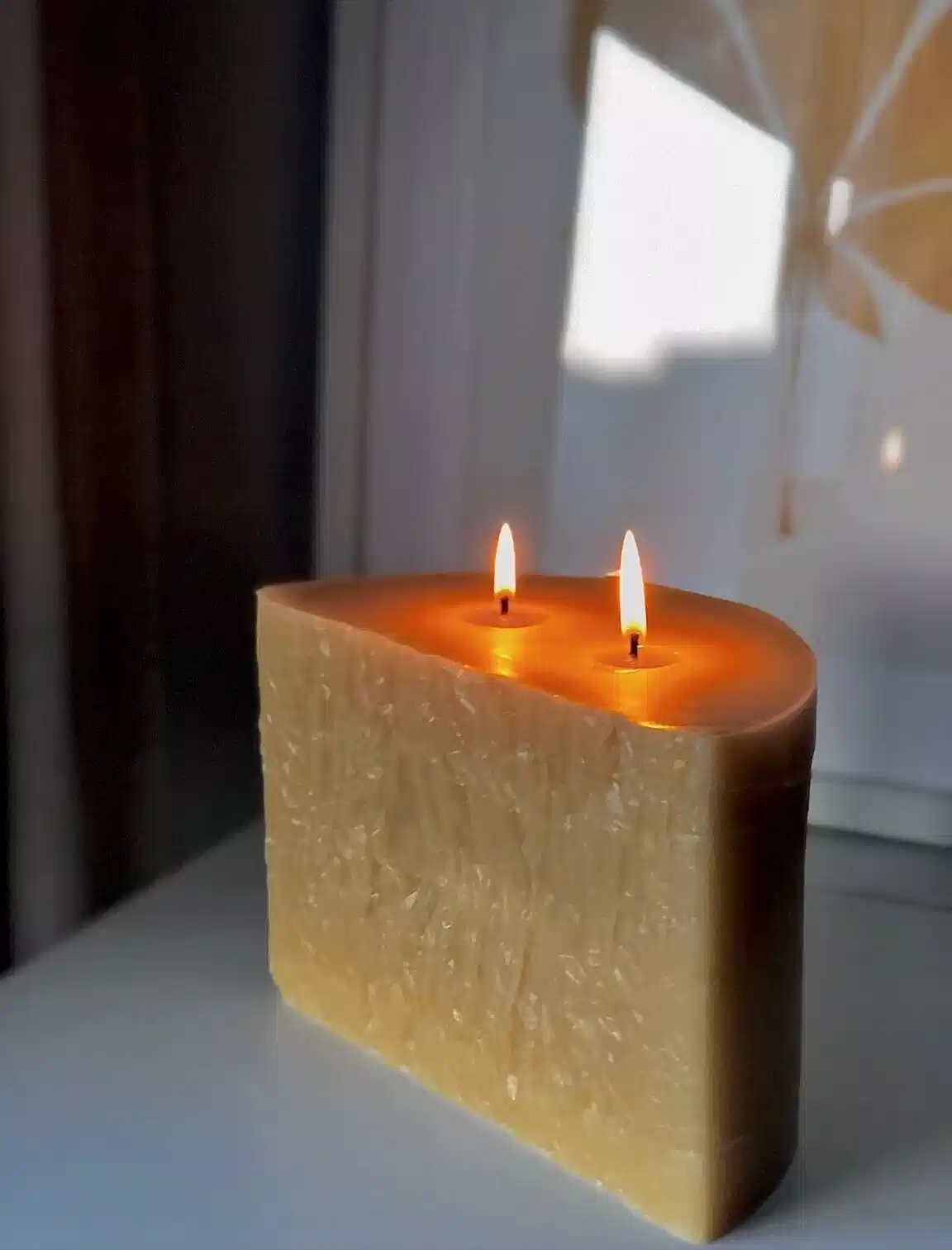 Yarım  Ay Krem Mum - Görsel 3