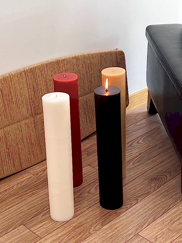 Büyük Silindir Mum
