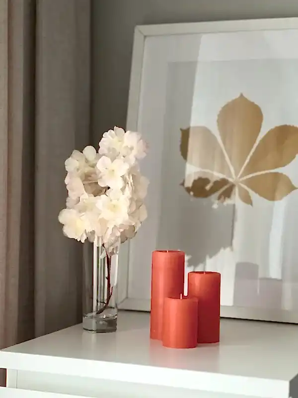 Silindir 3’lü Turuncu kokulu Set Mum