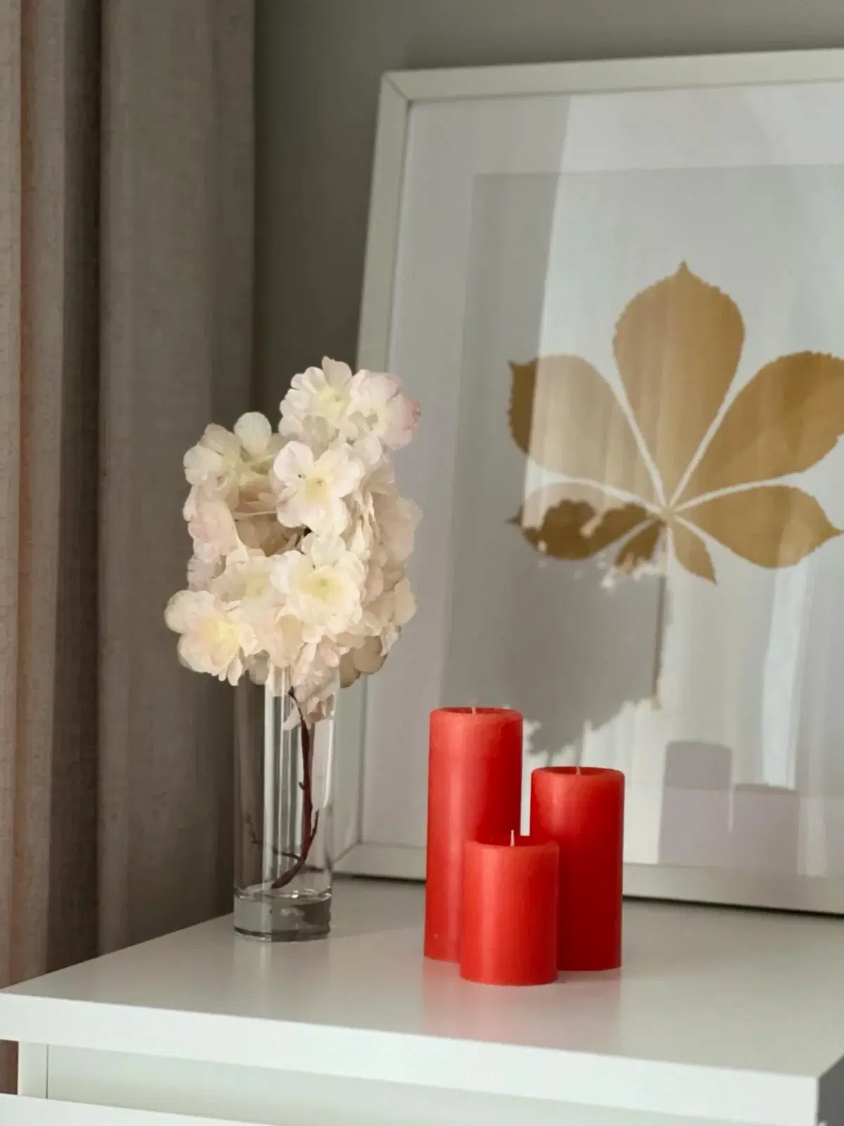 Silindir 3’lü Turuncu kokulu Set Mum